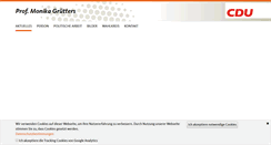 Desktop Screenshot of monika-gruetters.de